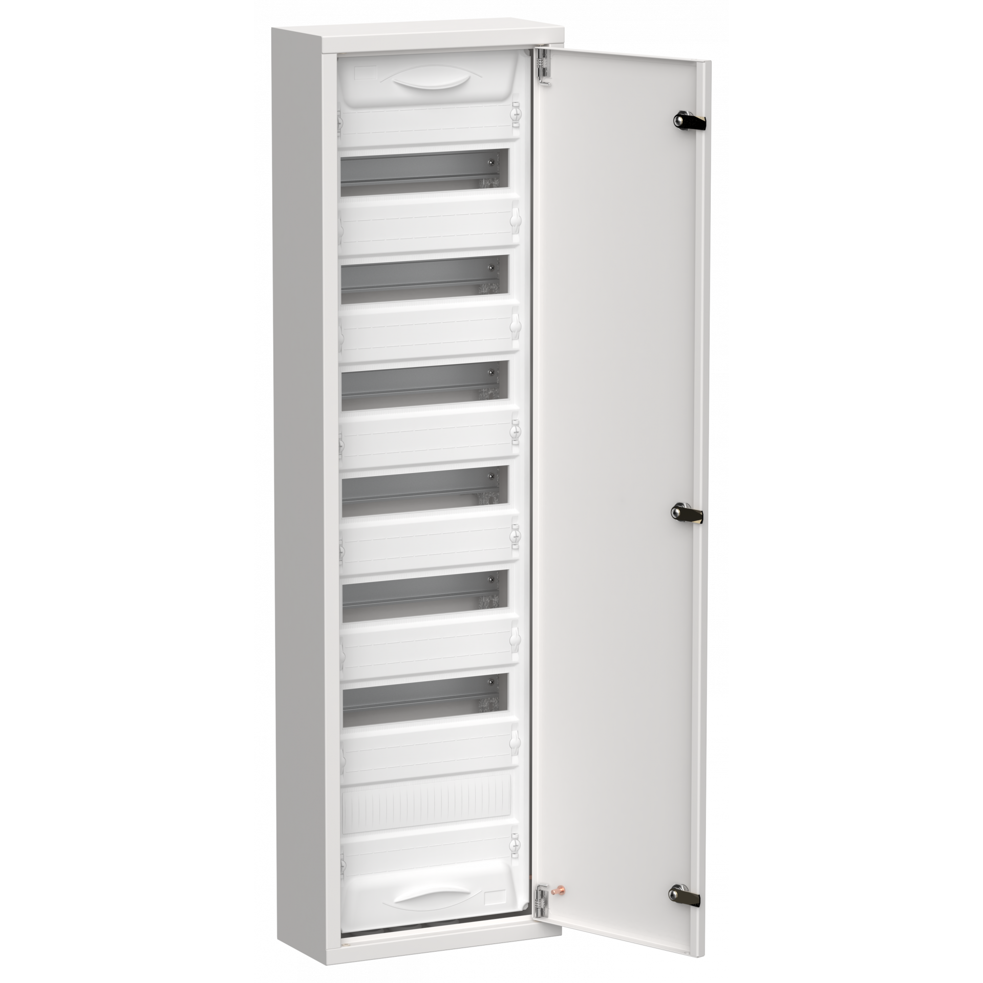 TITAN 5 Корпус металлический ЩРн-84 (1х84) 1085х310х140мм IP31 белый (одна дверь) IEK