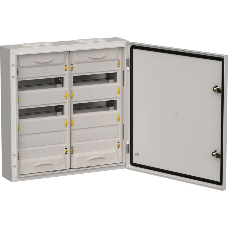 TITAN 5 Корпус металлический ЩРн-72 (2х36) 585х570х140мм IP54 серый (одна дверь) IEK