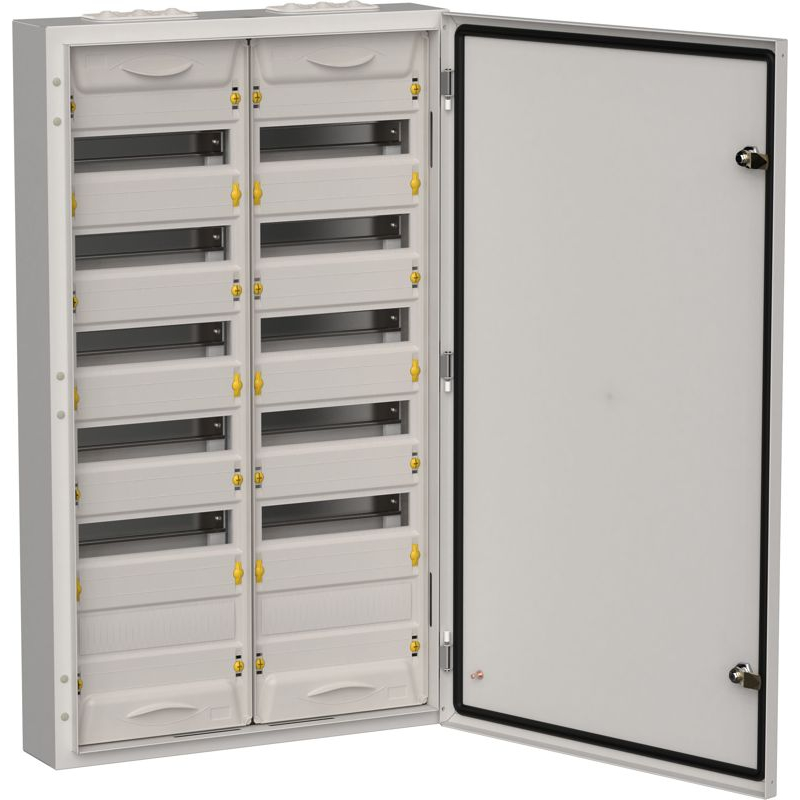 TITAN 5 Корпус металлический ЩРн-144 (2х72) 960х570х140мм IP54 серый (одна дверь) IEK