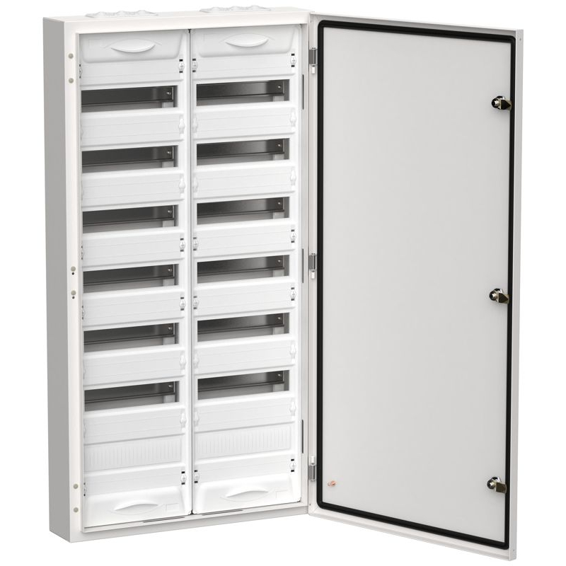 TITAN 5 Корпус металлический ЩРн-168 (2х84) 1085х570х140мм IP54 белый (одна дверь) IEK