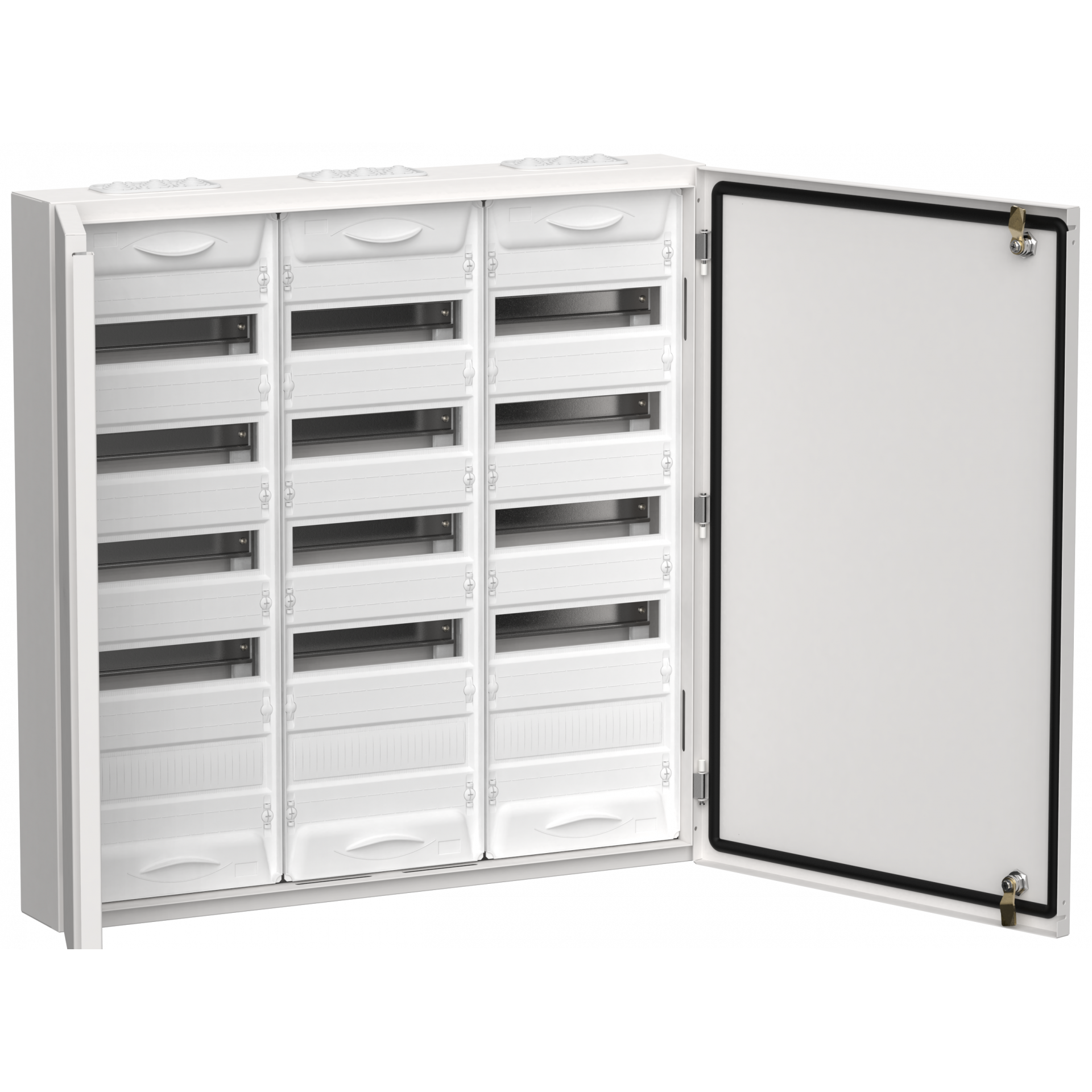 TITAN 5 Корпус металлический ЩРн-180 (3х60) 835х830х140мм IP54 белый (две двери) IEK