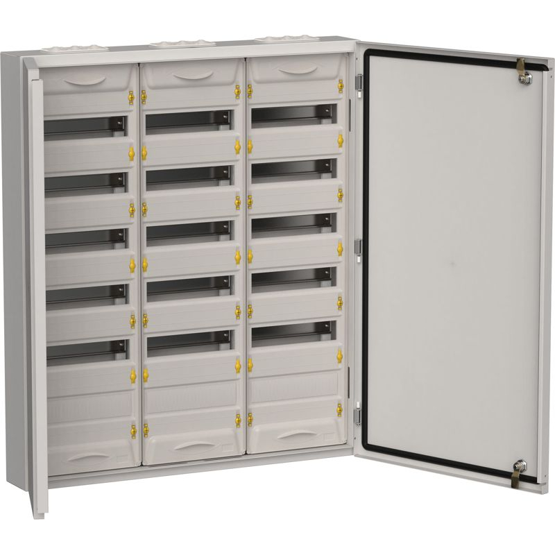 TITAN 5 Корпус металлический ЩРн-216 (3х72) 960х830х140мм IP54 серый (две двери) IEK