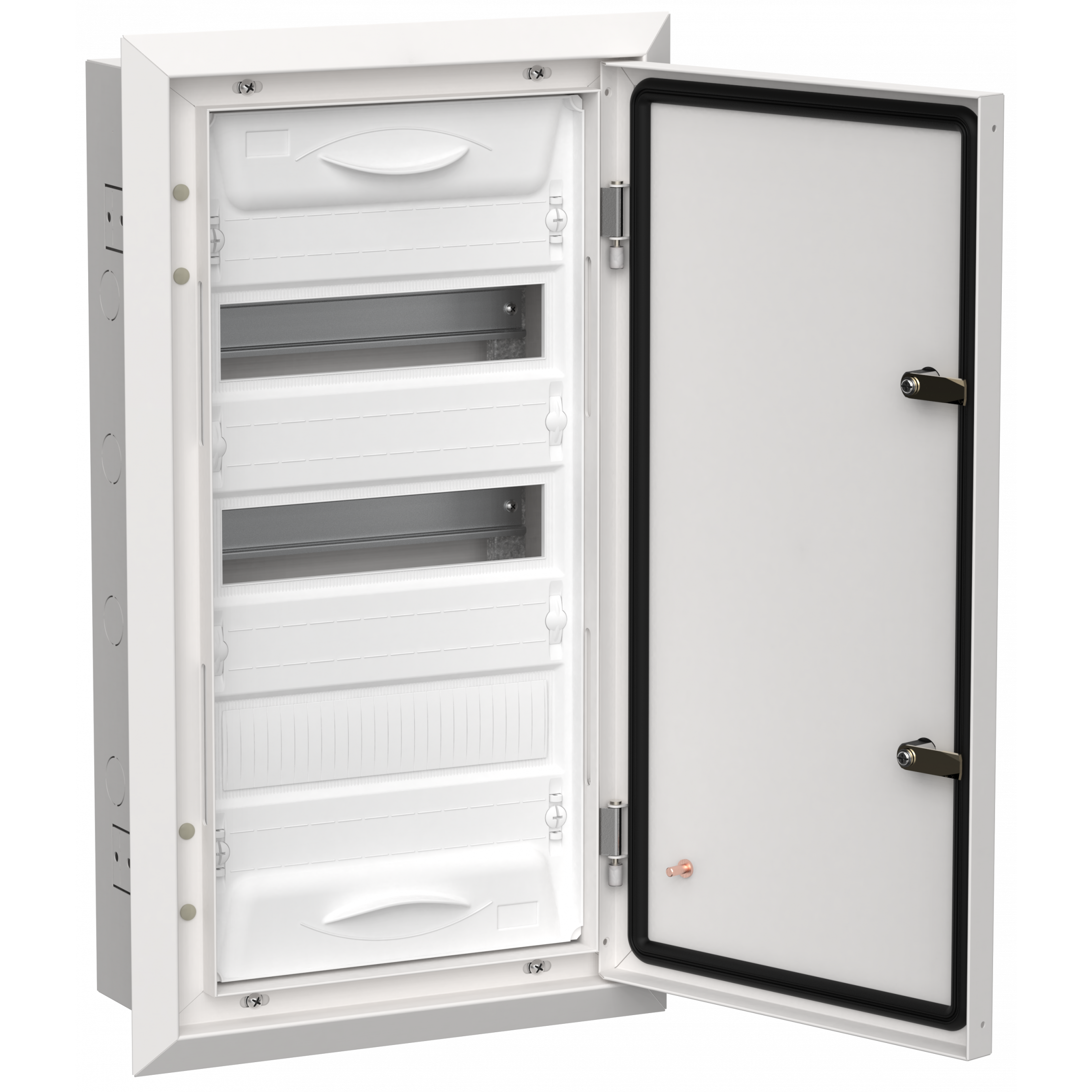 TITAN 5 Корпус металлический ЩРв-36 (1х36) 630х365х130мм IP31 белый (одна дверь) IEK