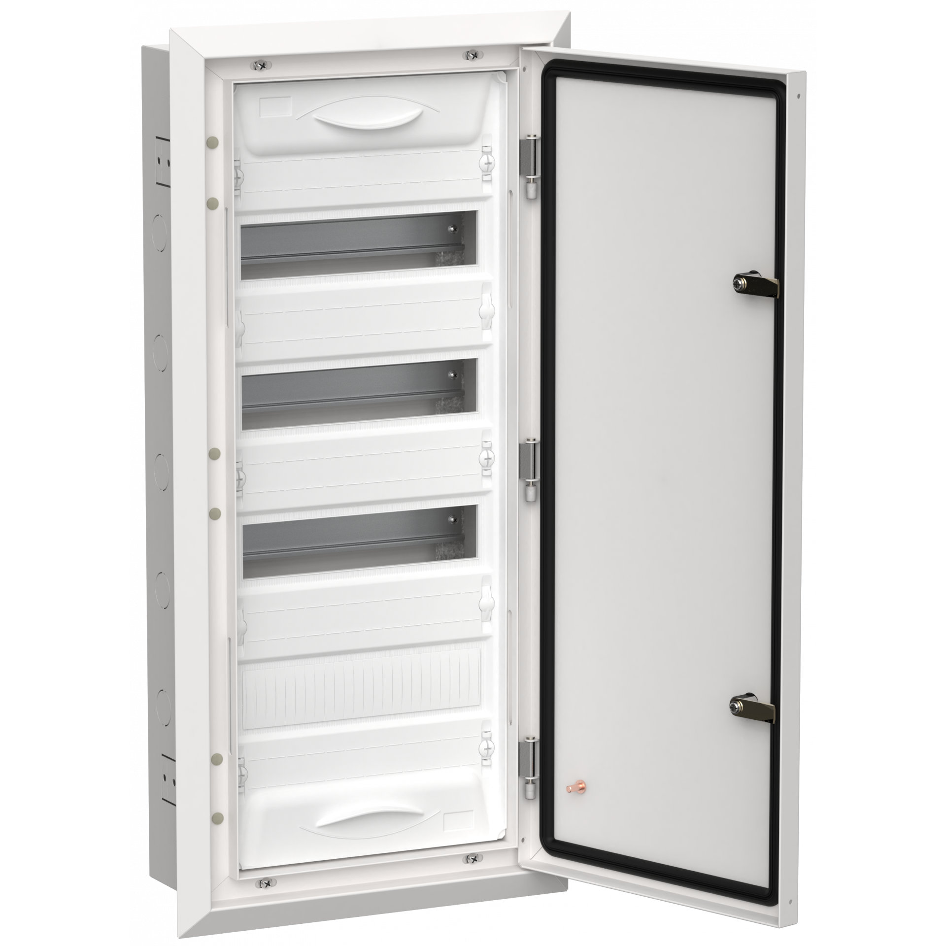 TITAN 5 Корпус металлический ЩРв-48 (1х48) 755х365х130мм IP31 белый (одна дверь) IEK