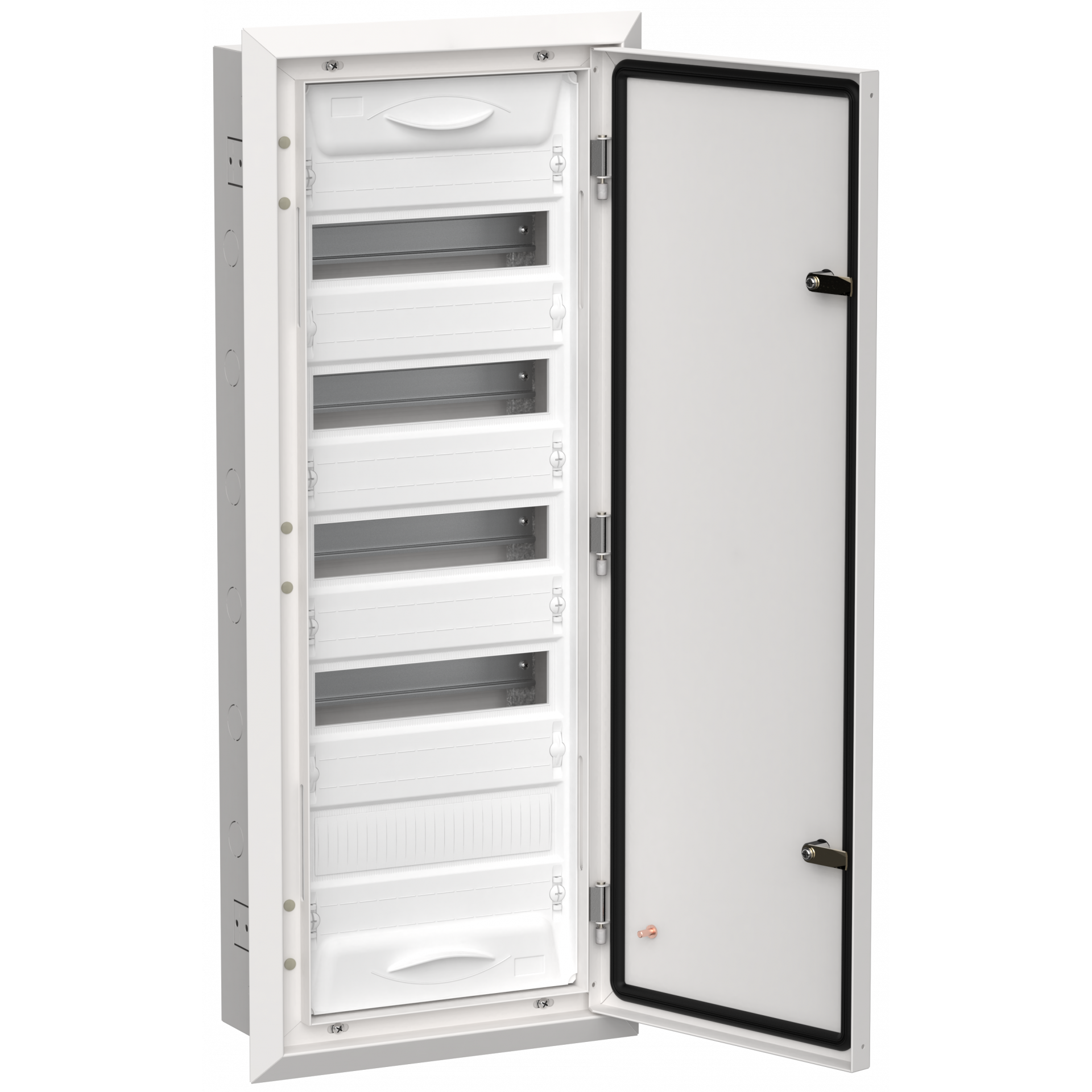 TITAN 5 Корпус металлический ЩРв-60 (1х60) 880х365х130мм IP31 белый (одна дверь) IEK