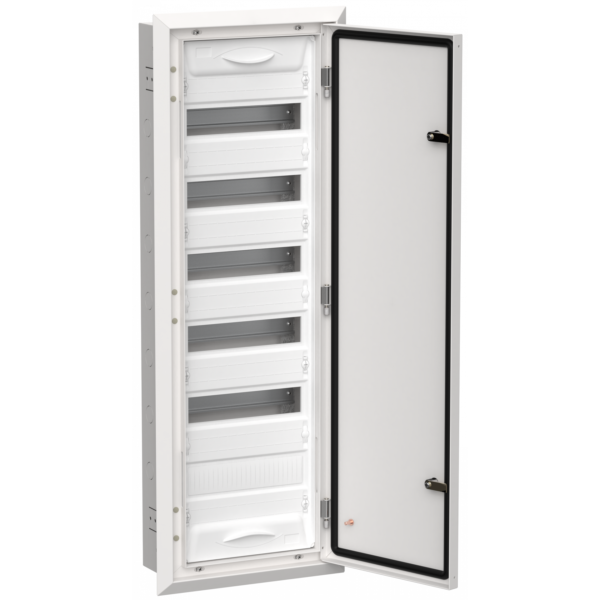 TITAN 5 Корпус металлический ЩРв-72 (1х72) 1005х365х130мм IP31 белый (одна дверь) IEK