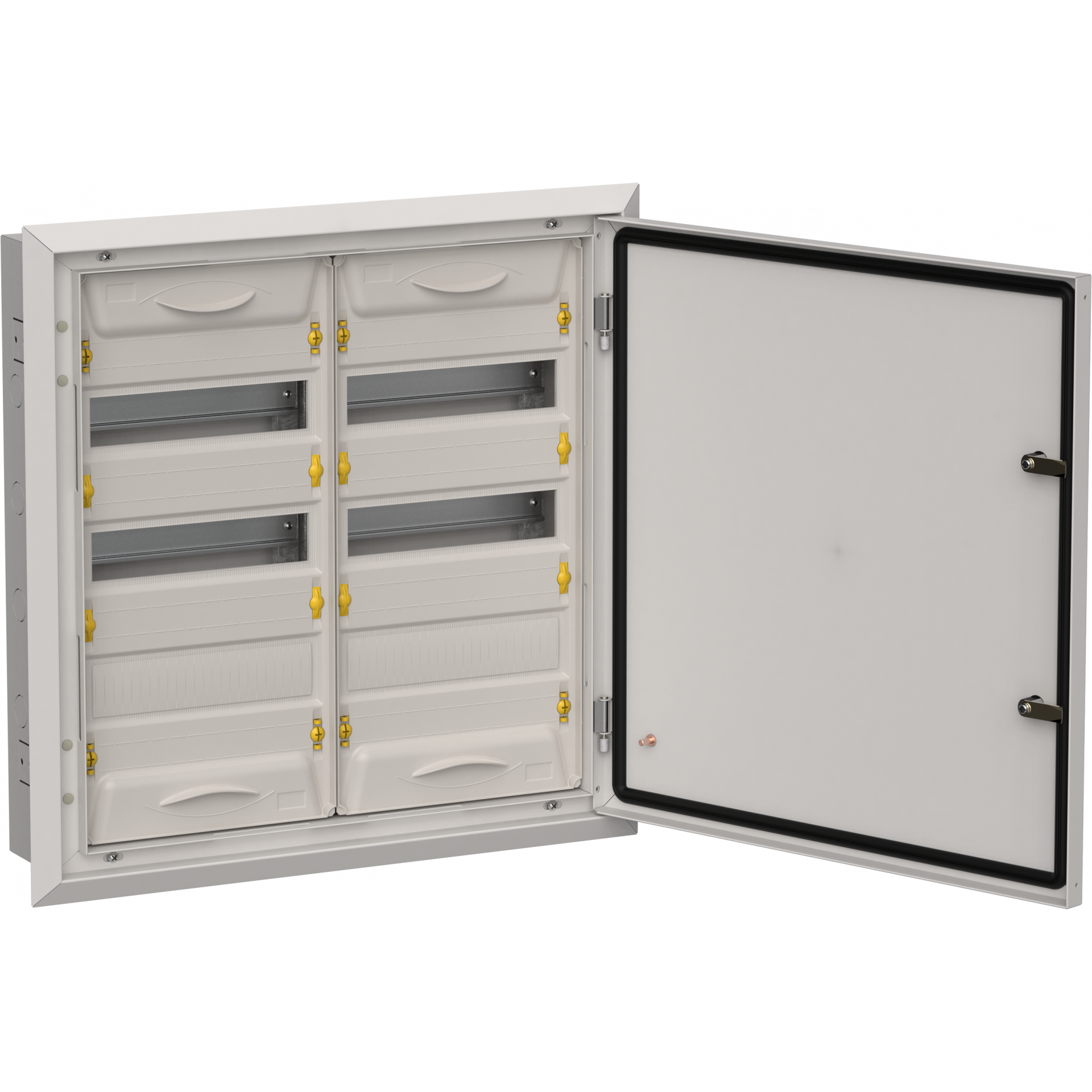 TITAN 5 Корпус металлический ЩРв-72 (2х36) 630х625х130мм IP31 серый (одна дверь) IEK