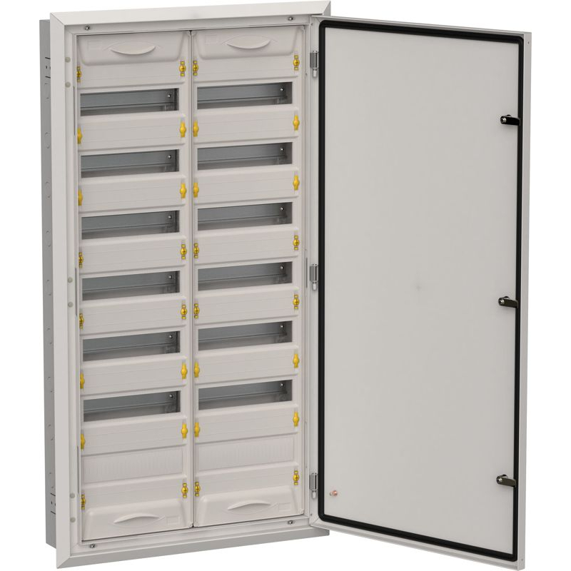 TITAN 5 Корпус металлический ЩРв-168 (2х84) 1130х625х130мм IP31 серый (одна дверь) IEK