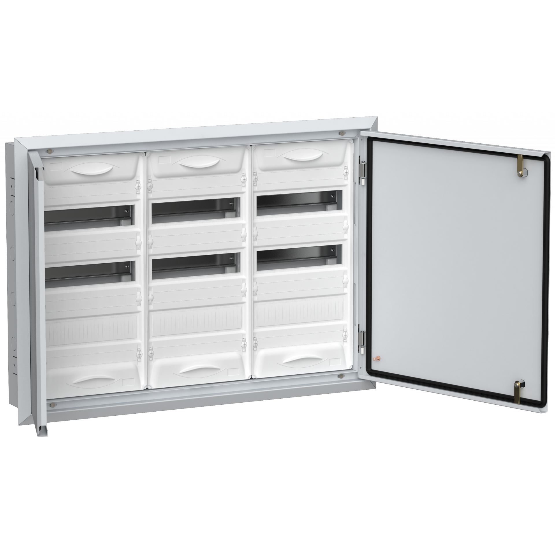 TITAN 5 Корпус металлический ЩРв-108 (3х36) 630х885х130мм IP31 белый (две двери) IEK