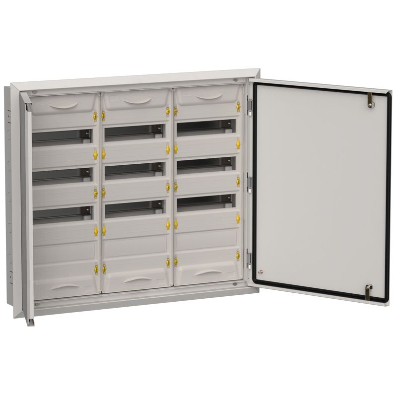 TITAN 5 Корпус металлический ЩРв-144 (3х48) 755х885х130мм IP31 серый (две двери) IEK