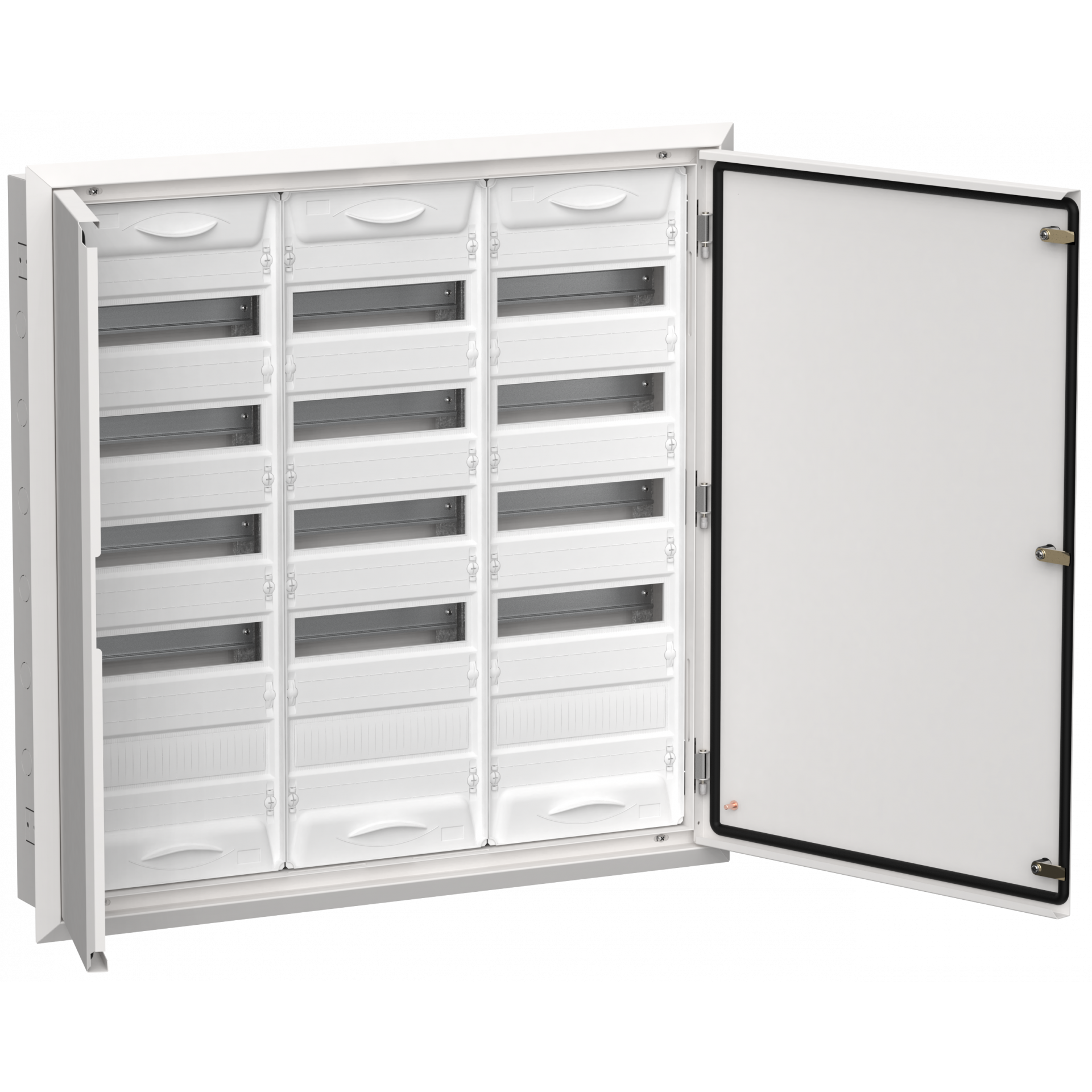 TITAN 5 Корпус металлический ЩРв-180 (3х60) 880х885х130мм IP31 белый (две двери) IEK