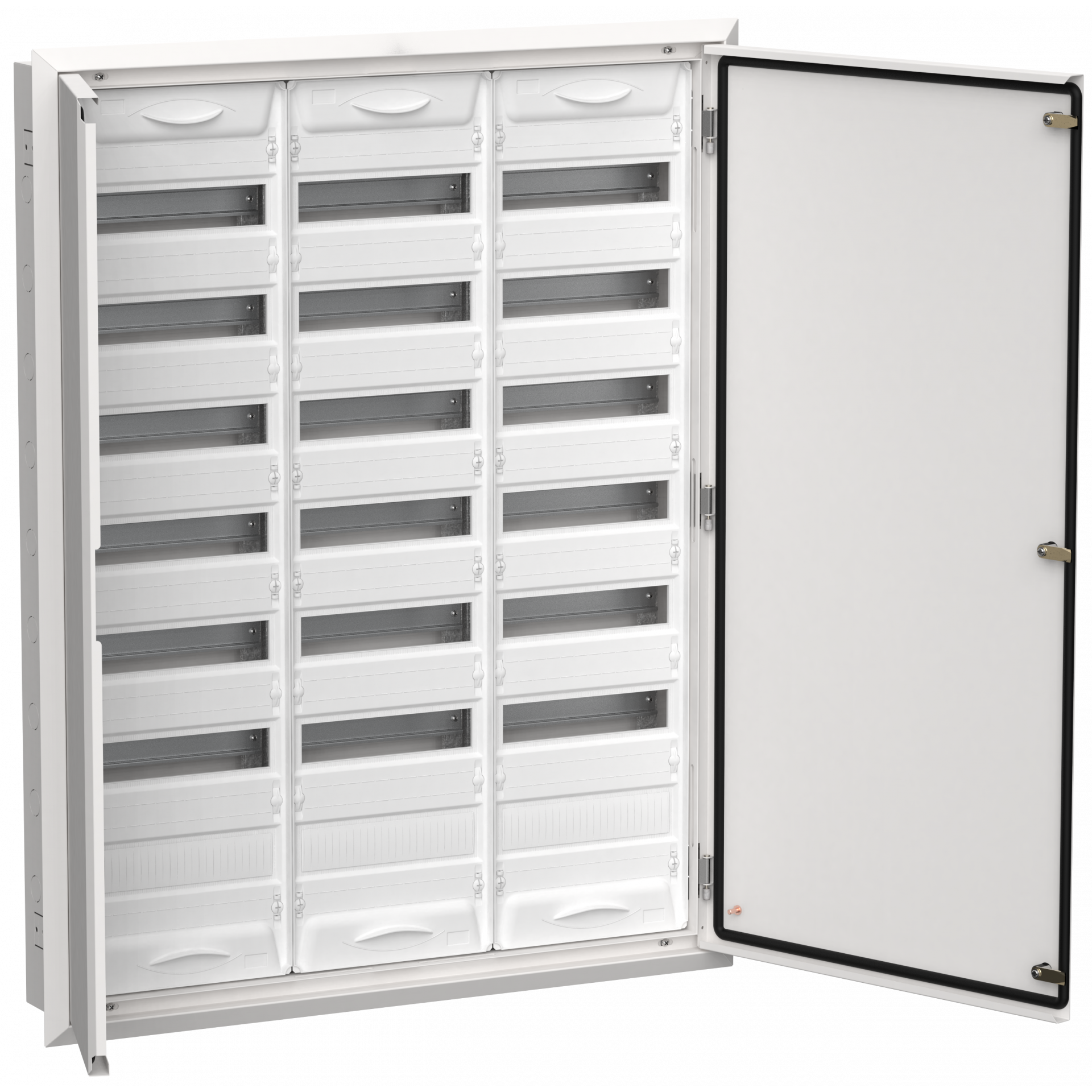 TITAN 5 Корпус металлический ЩРв-252 (3х84) 1130х885х130мм IP31 белый (две двери) IEK