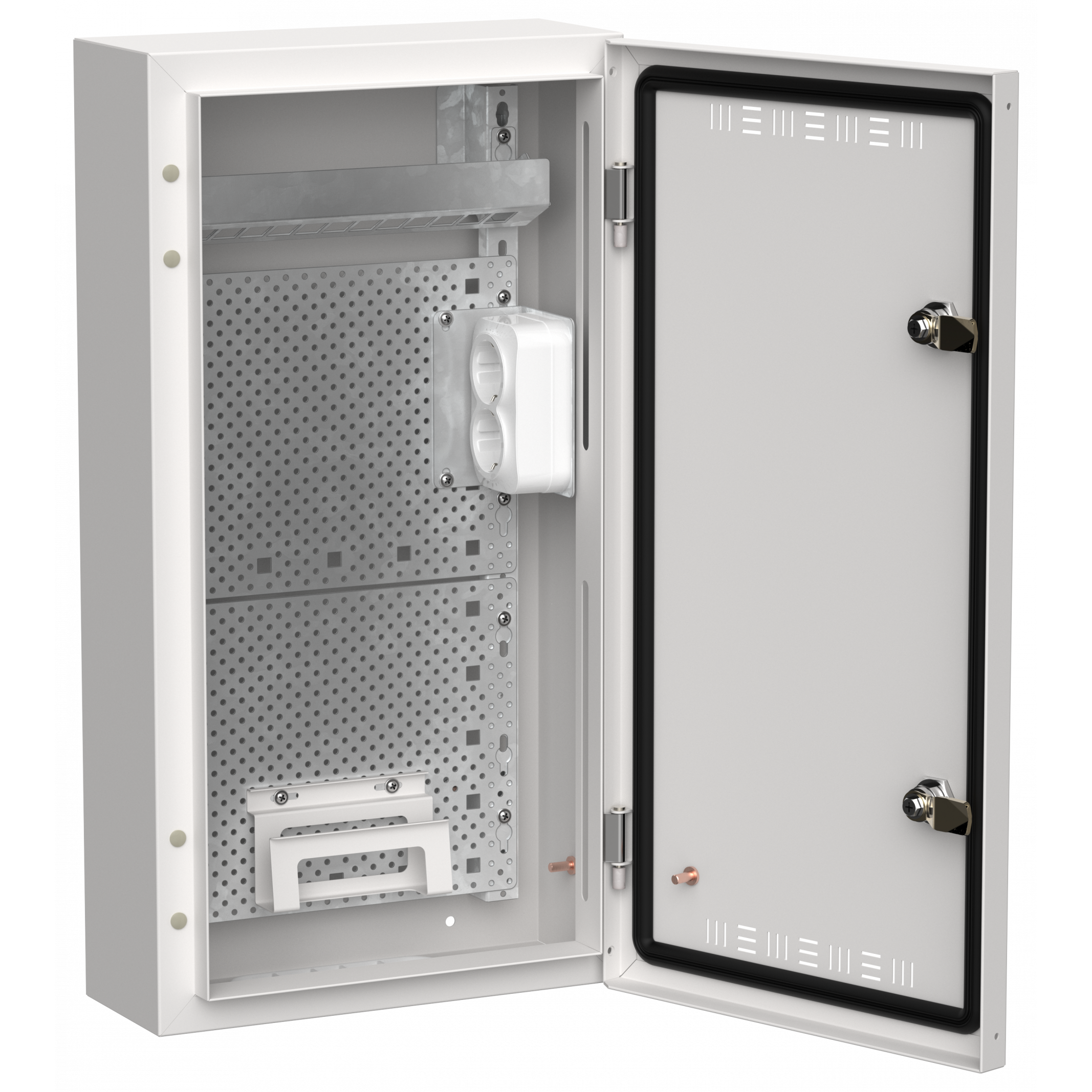 TITAN 5 Корпус мультимедиа ЩРн-36 (1х36) 585х310х140мм IP30 белый IEK
