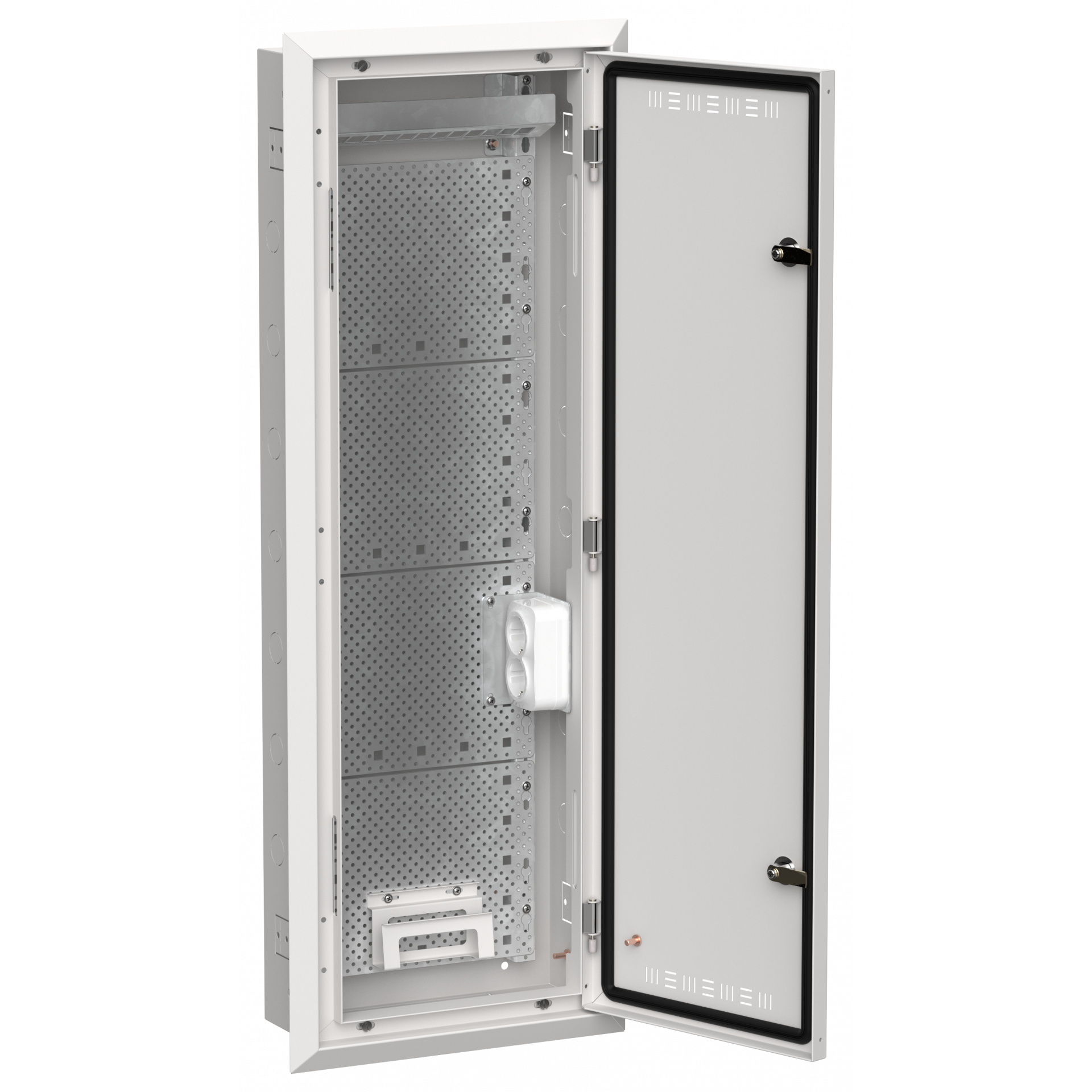 TITAN 5 Корпус мультимедиа ЩРв-72 (1х72) 1005х365х130мм IP30 белый IEK
