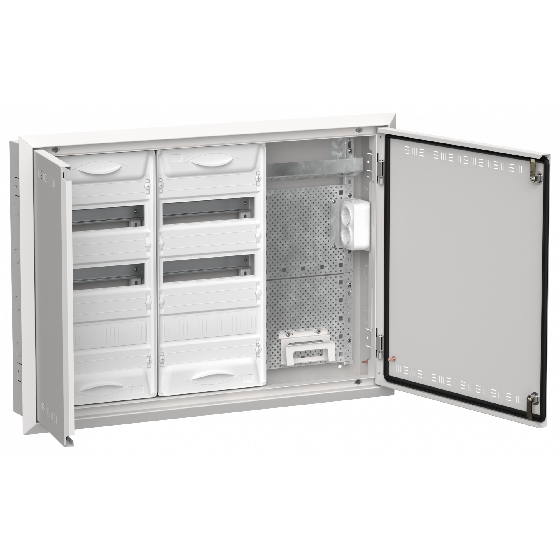 TITAN 5 Корпус комбинированный ЩРв-72 (3х36) 630х885х130мм IP30 белый IEK