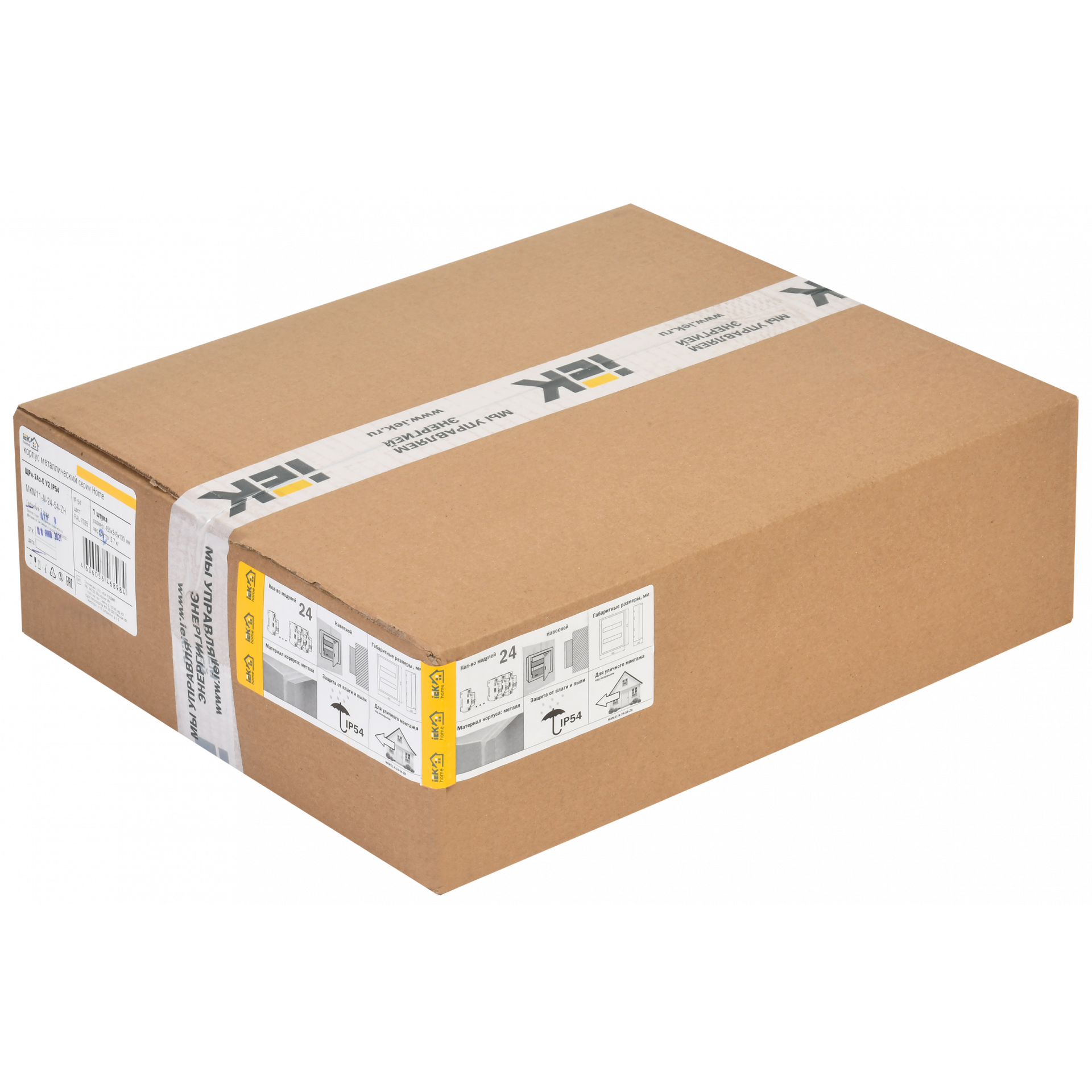 Корпус металлический ЩРн-24з-0 74 У2 IP54 IEK серия Home
