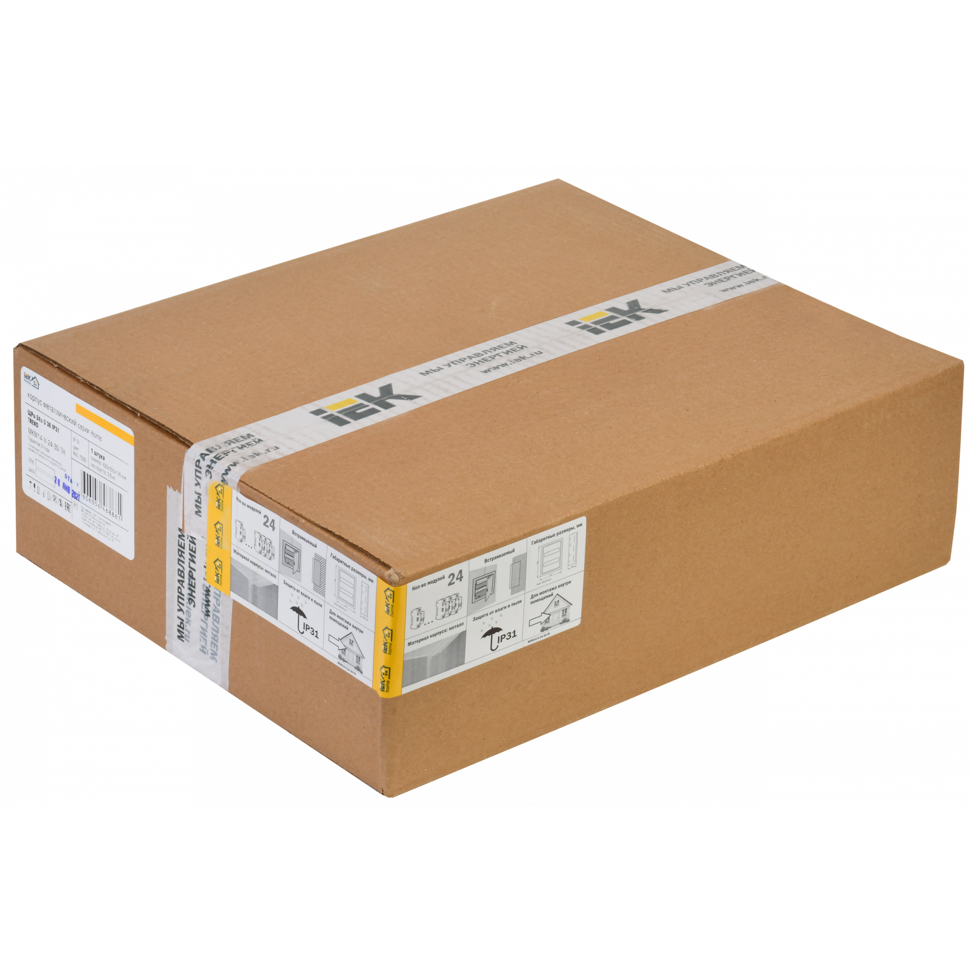 Корпус металлический ЩРв-24з-3 36 IP31 TREND IEK серия Home