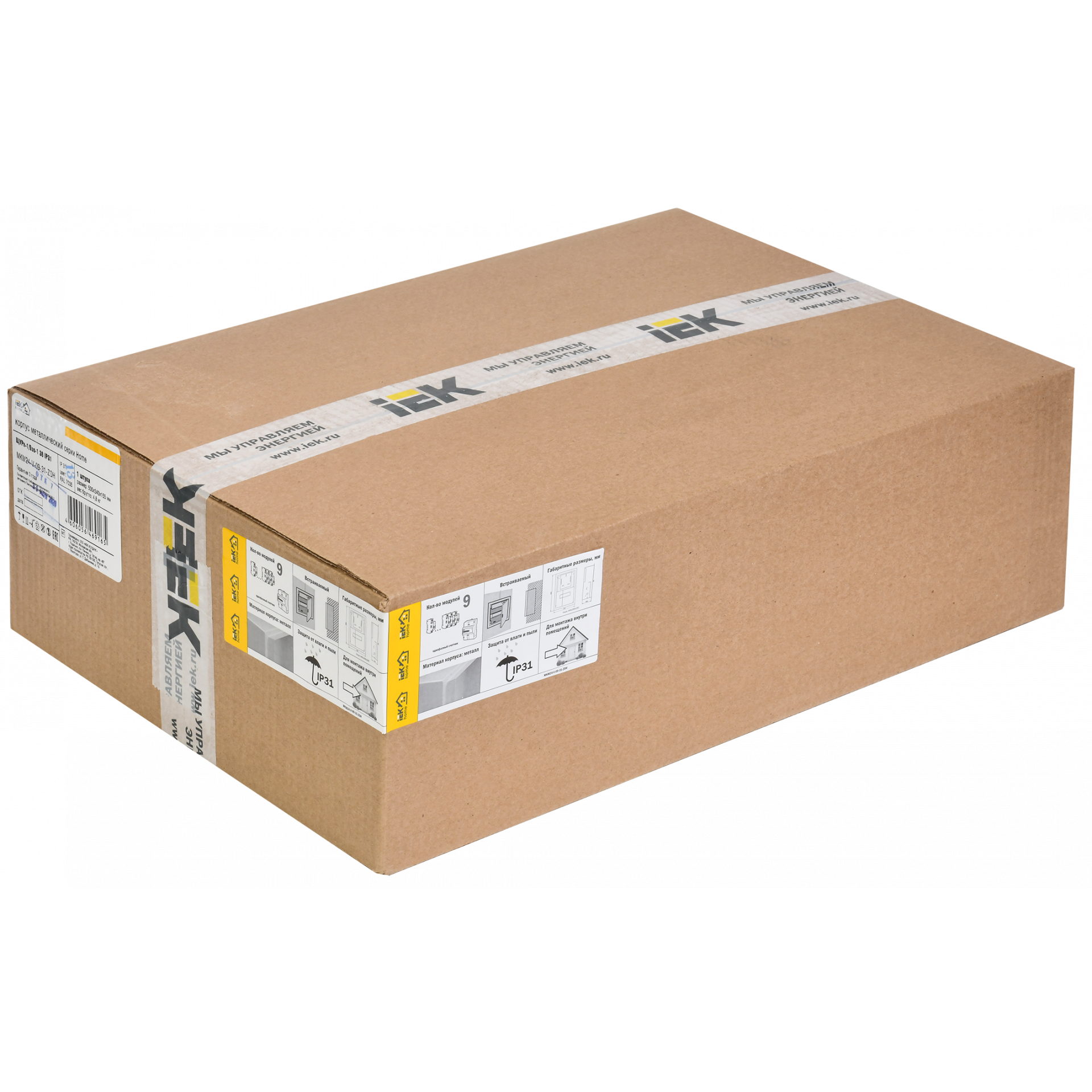 Корпус металлический ЩУРв-1/9зо-1 36 IP31 IEK серия Home