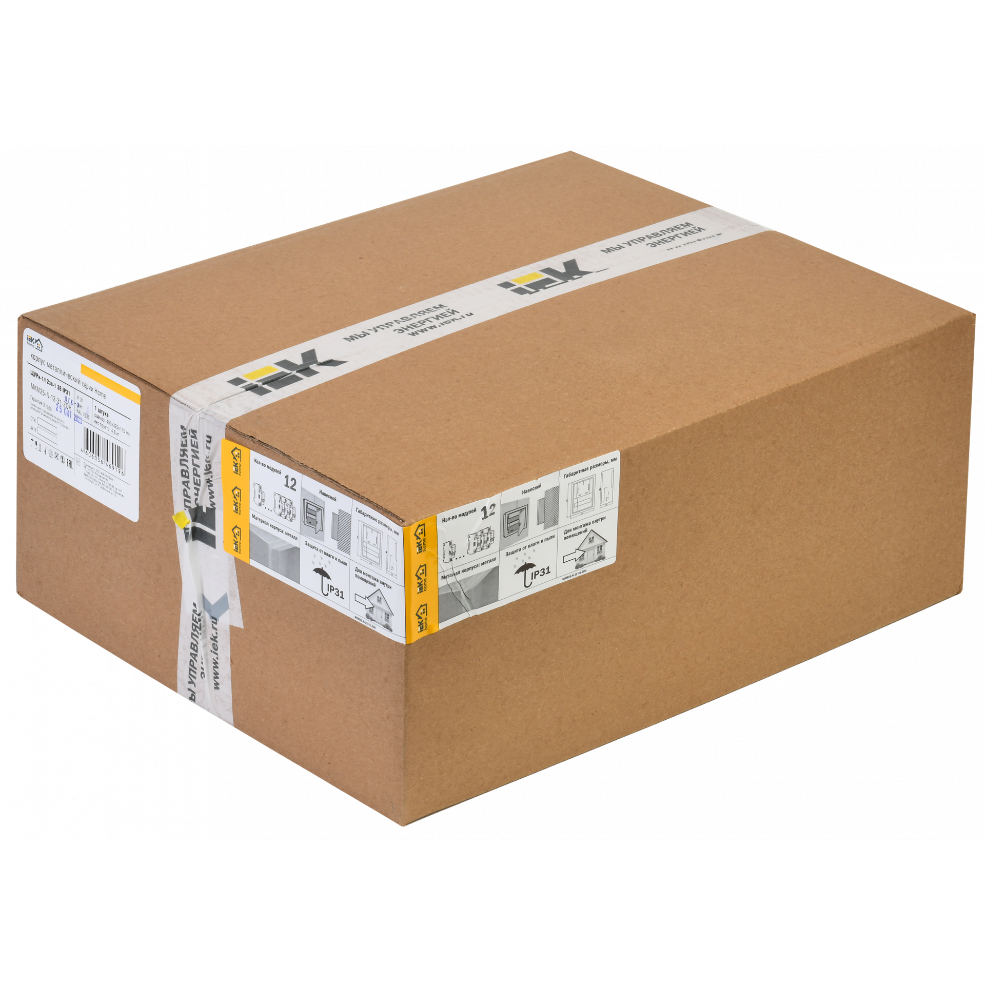 Корпус металлический ЩУРн-1/12зо-1 36 IP31 IEK серия Home