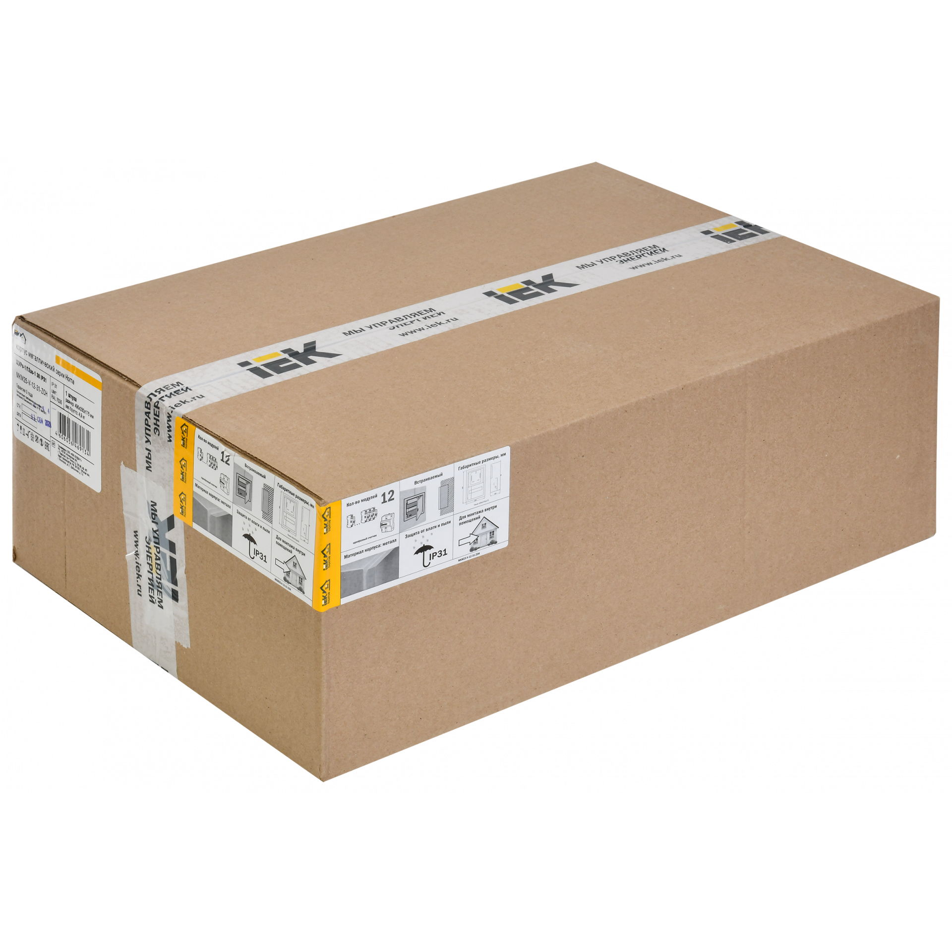 Корпус металлический ЩУРв-1/12зо-1 36 IP31 IEK серия Home