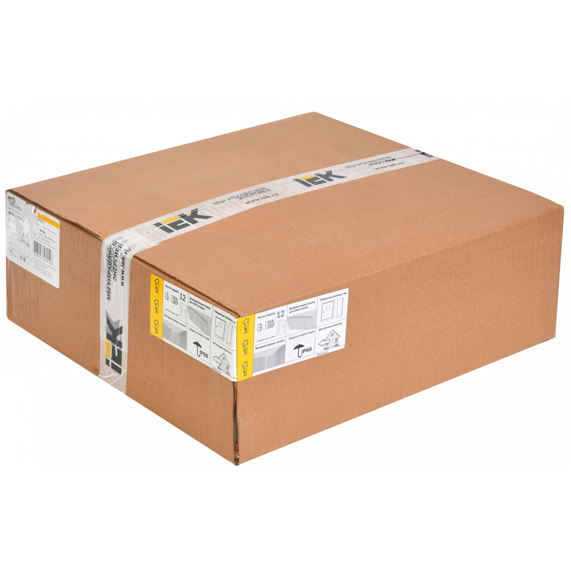 Корпус металлический ЩУ-3/1-0 74 У1 IP66 IEK серия Home