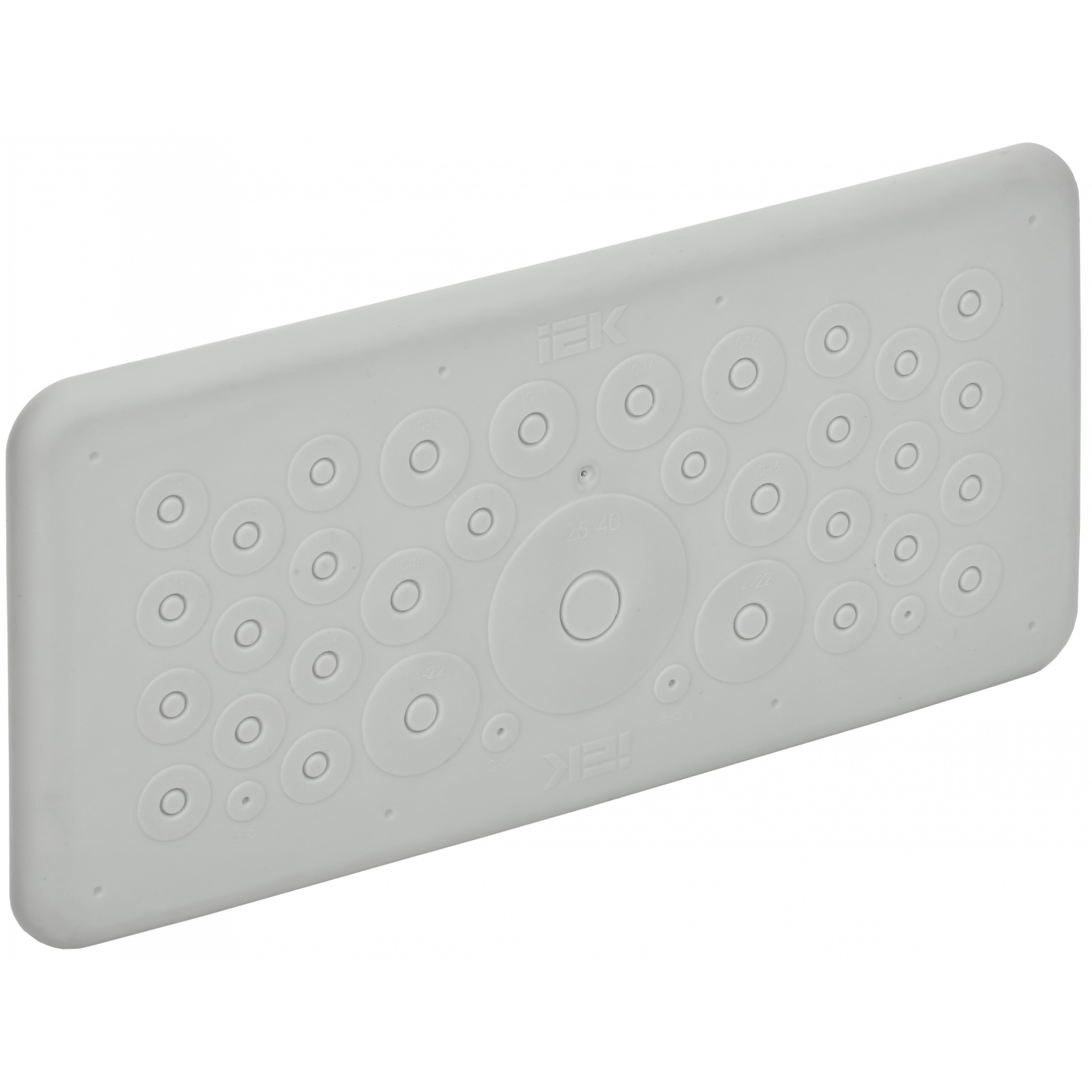 TITAN Ввод кабельный мембранный 37 отверстий d=3-40мм IP65 IEK
