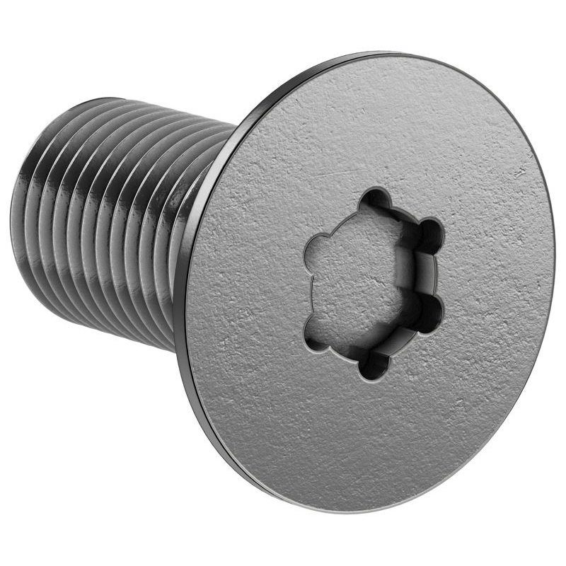 FORMAT Винт М6х12 самонарезающий потайная головка шестирадиусный шлиц TORX30 DIN 7500M (20шт/упак) IEK