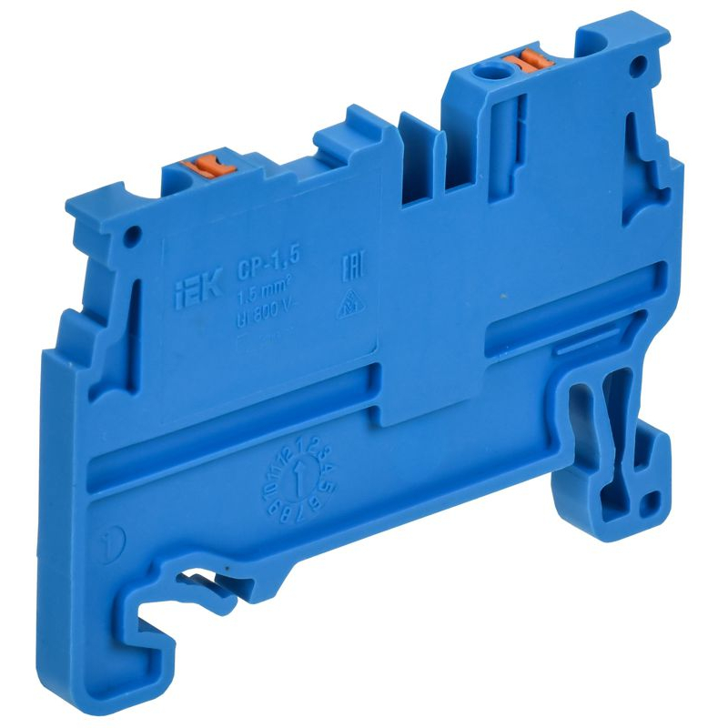 ARMAFIX Клемма пружинная Push In CP 1,5мм2 синяя IEK