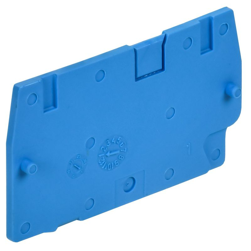ARMAFIX Заглушка для колодки клеммной CP 1,5мм2 синяя IEK