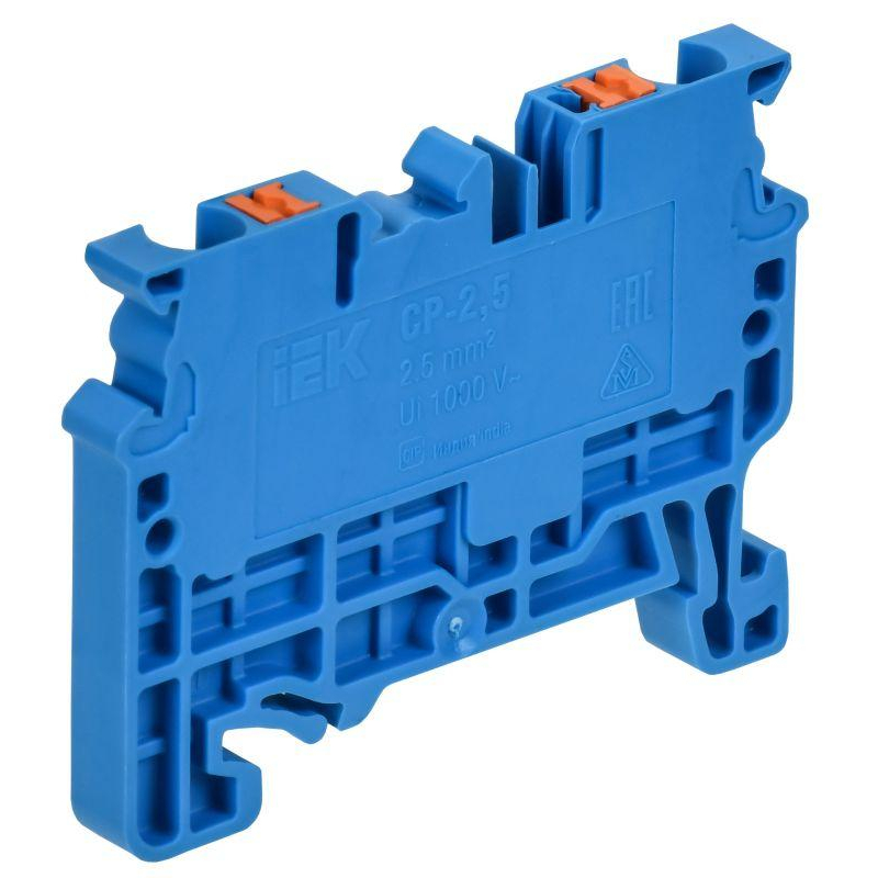 ARMAFIX Клемма пружинная Push In CP 2,5мм2 синяя IEK
