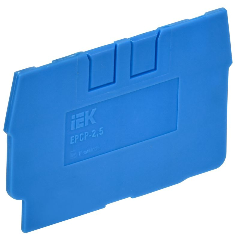 ARMAFIX Заглушка для колодки клеммной CP 2,5мм2 синяя IEK