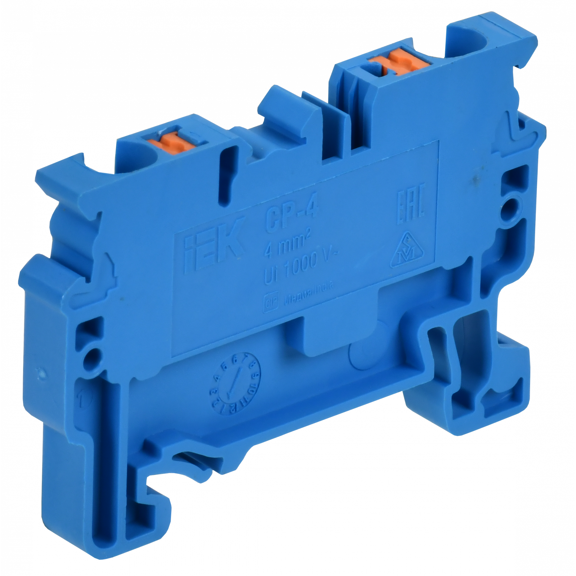 ARMAFIX Клемма пружинная Push In CP 4мм2 синяя IEK