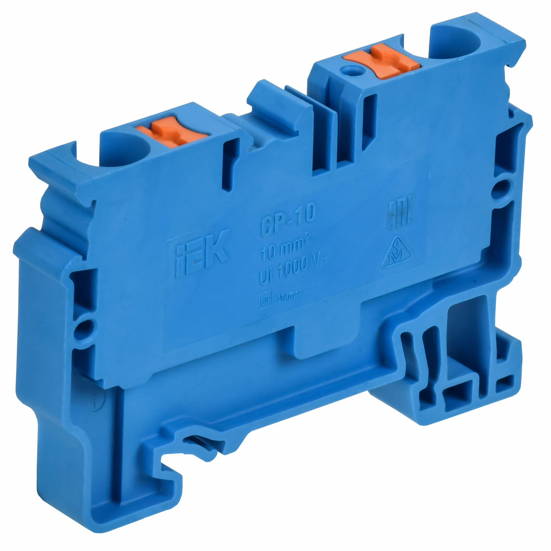 ARMAFIX Клемма пружинная Push In CP 10мм2 синяя IEK