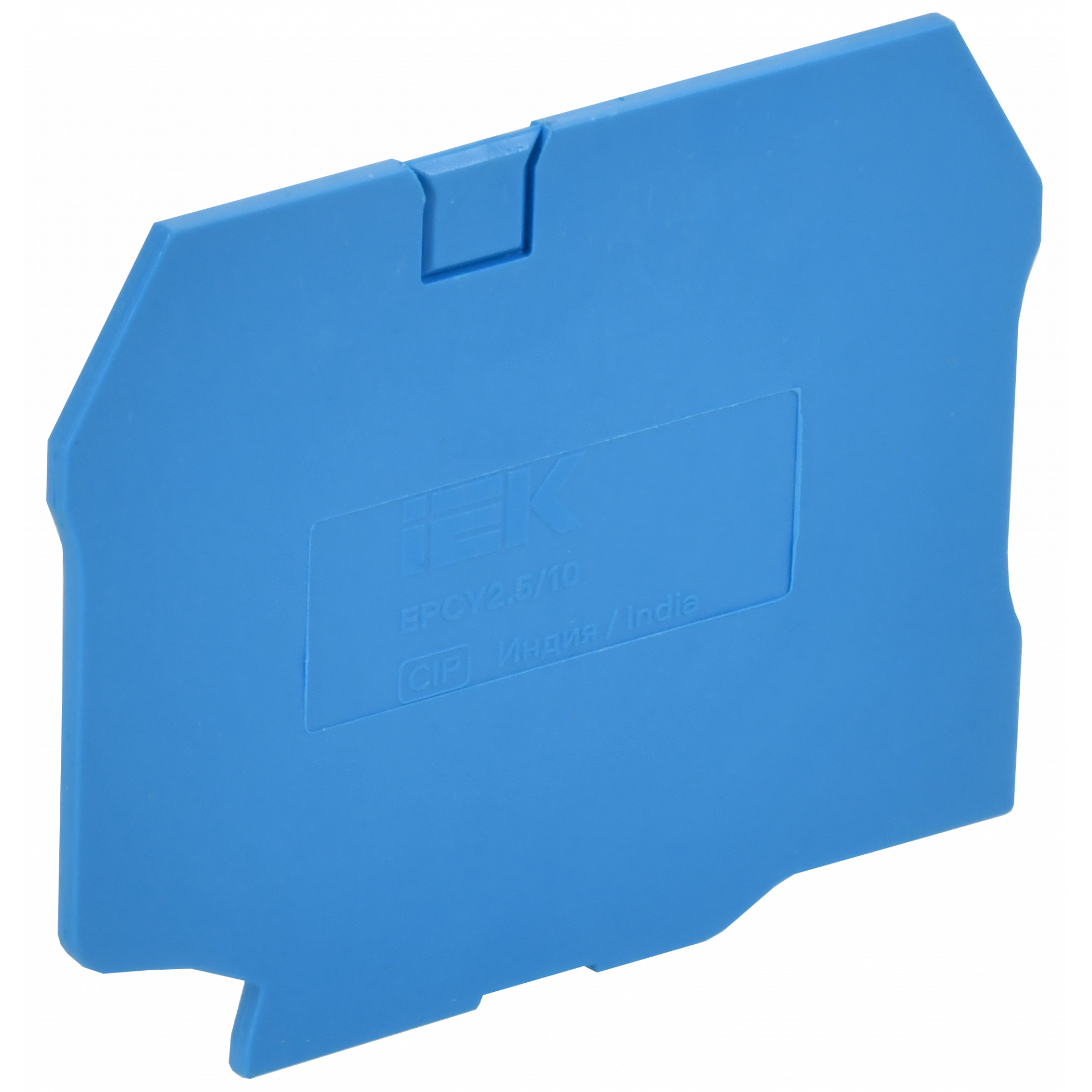 ARMAFIX Заглушка EPCY2.5/10BU для колодок клеммных CY2.5-CY10 синяя IEK