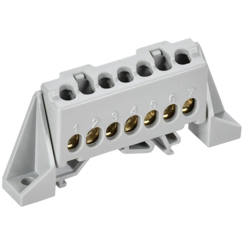 TEKFOR Шина L фаза в комбинированном DIN-изоляторе Стойка 6х9-7-Ср IEK