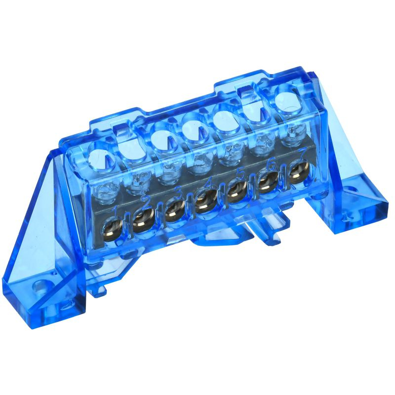 TEKFOR Шина N ноль в комбинированном DIN-изоляторе Стойка 6х9-7-С IEK