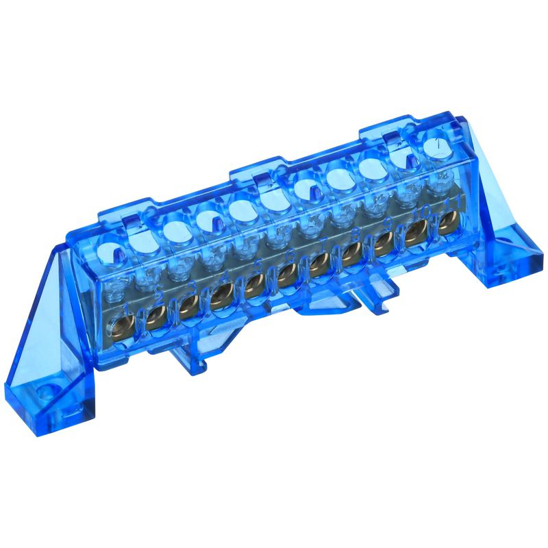 TEKFOR Шина N ноль в комбинированном DIN-изоляторе Стойка 6х9-11-С IEK