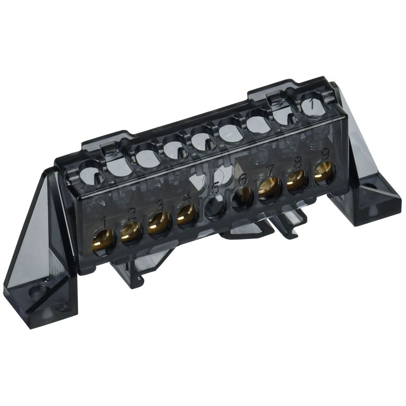 TEKFOR Шина N ноль в комбинированном DIN-изоляторе Стойка 6х9-(3+4)-Ч IEK