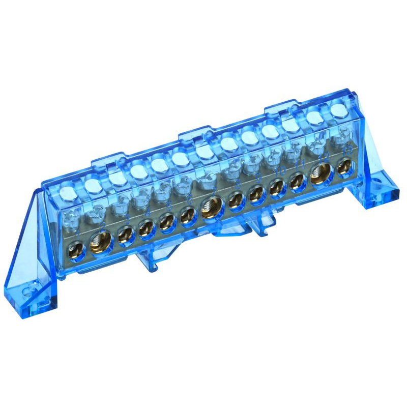 TEKFOR Шина N ноль в комбинированном DIN-изоляторе Стойка 8х12-13-С IEK