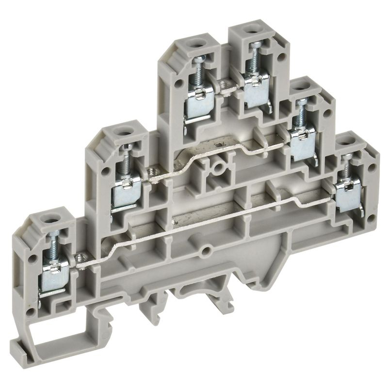 ARMAFIX Клемма винтовая CTS-ML 3 ур. 2,5мм2 серая IEK