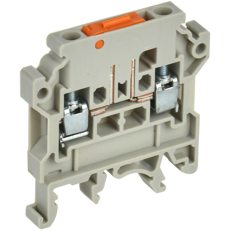 ARMAFIX Клемма винтовая CTS-DT измерит. нож. разм. 4мм2 серая IEK