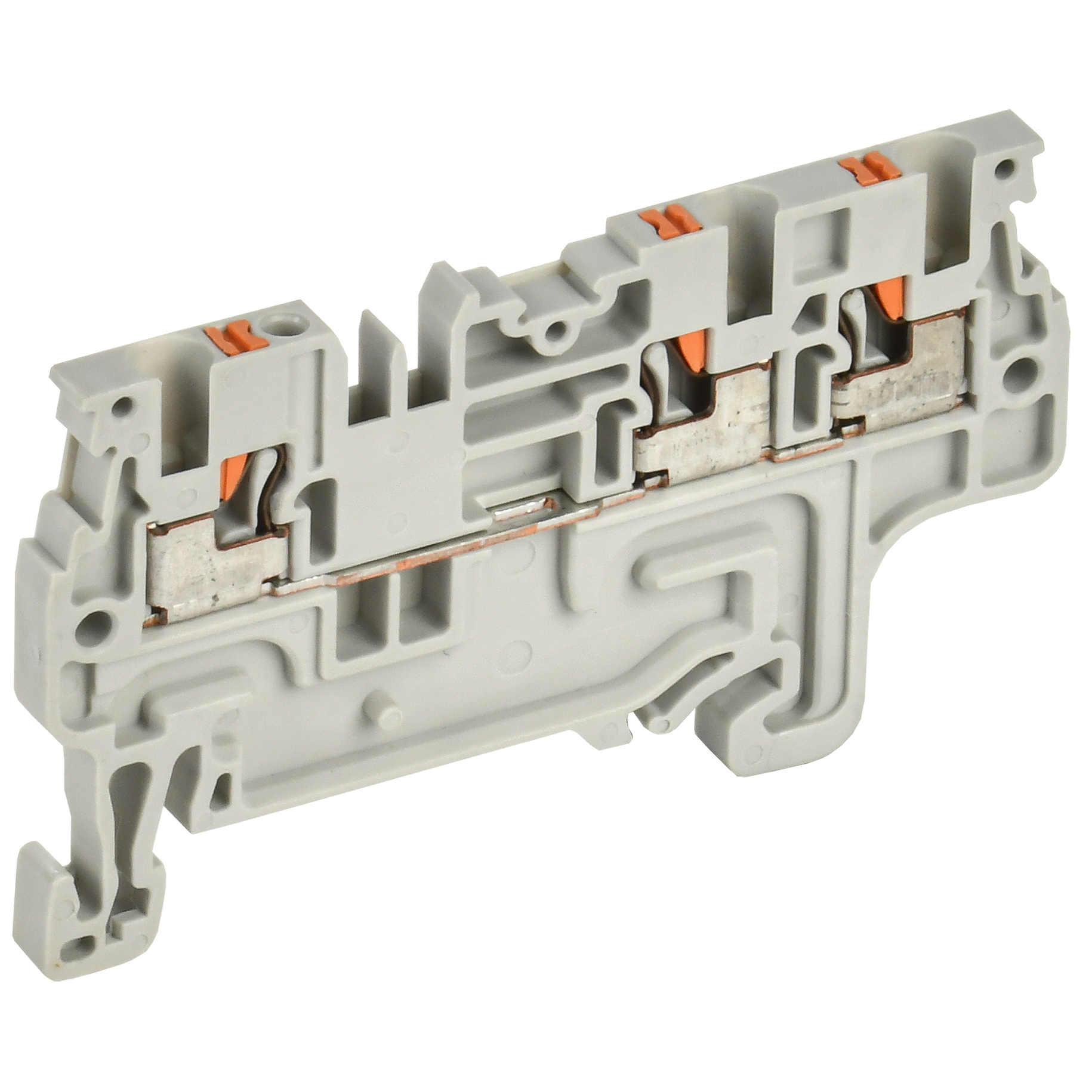 ARMAFIX Клемма пружин. Push-in CP-MC 3 вывода 1,5мм2 серая IEK