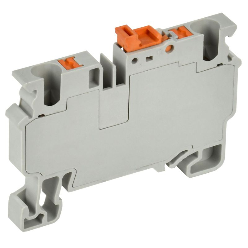 ARMAFIX Клемма пружин. Push-in CP-DT измерит. нож. разм. 4мм2 серая IEK