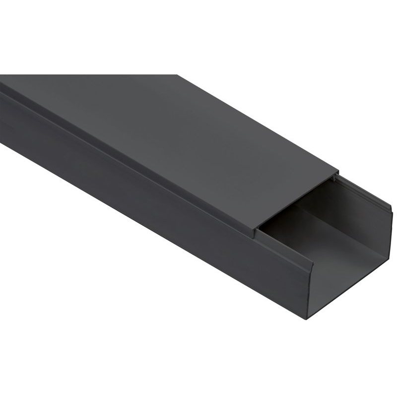 Кабель-канал 80х60 ЭЛЕКОР черный (8м) IEK