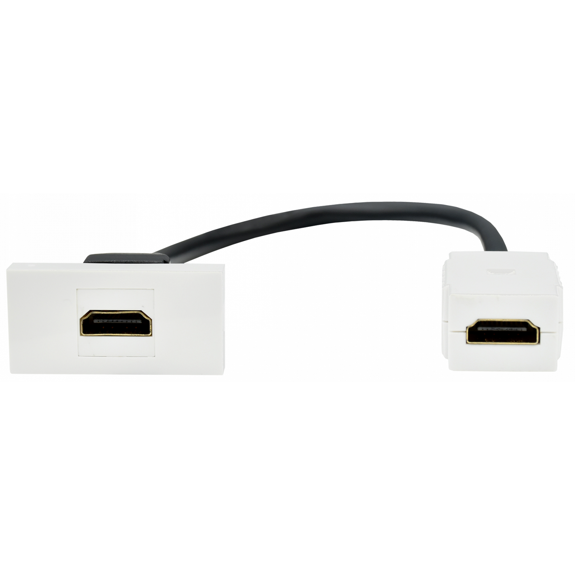 PRIMER РКМ-10-00-П Розетка HDMI M/M (1 модуль) белая IEK