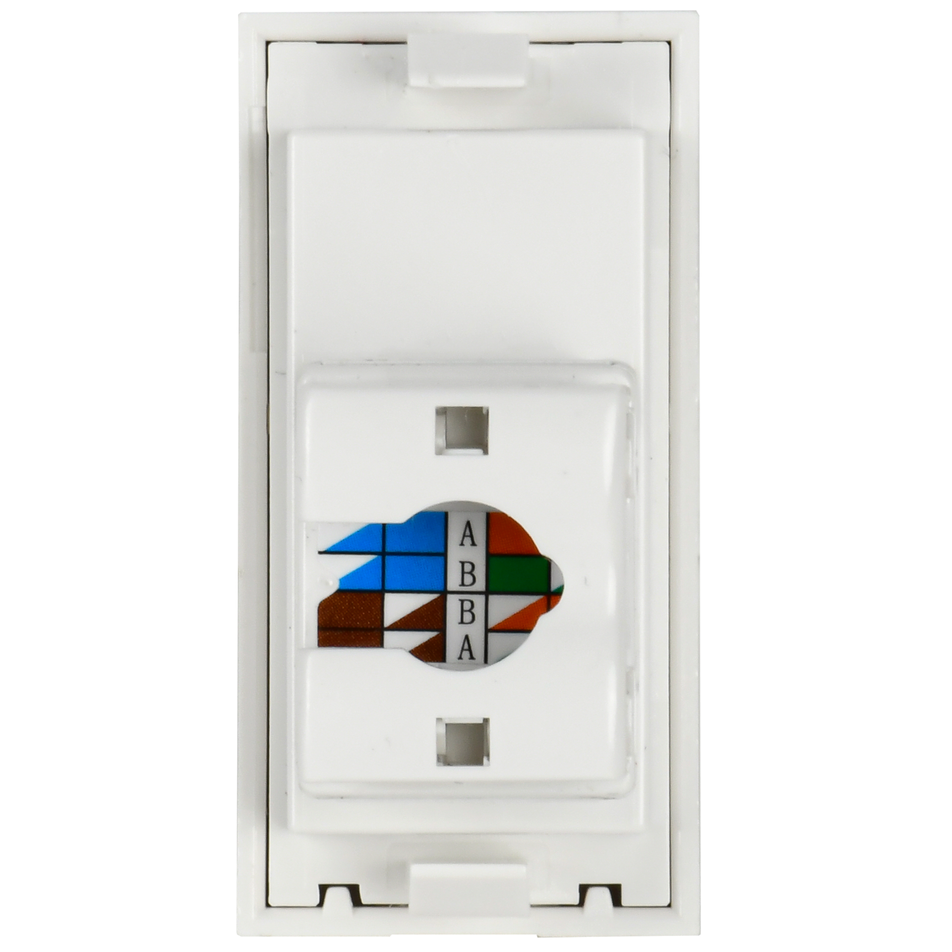 PRIMER РКИ-10-00-П-6 Розетка компьютерная RJ45 UTP кат.6 (1 модуль) белая IEK