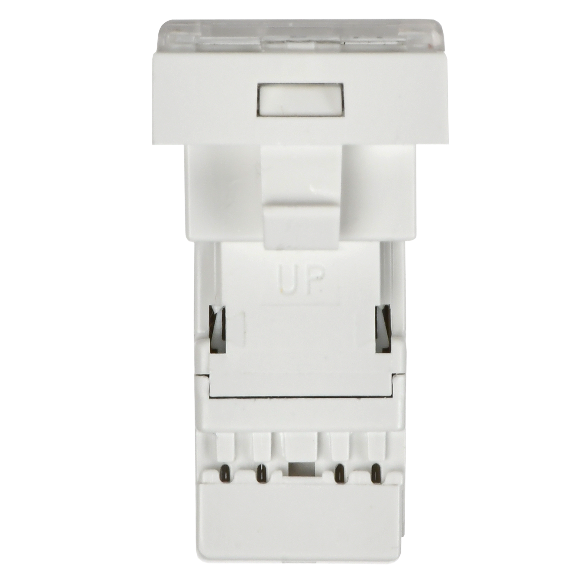 PRIMER РКИ-10-00-П-6 Розетка компьютерная RJ45 UTP кат.6 (1 модуль) белая IEK