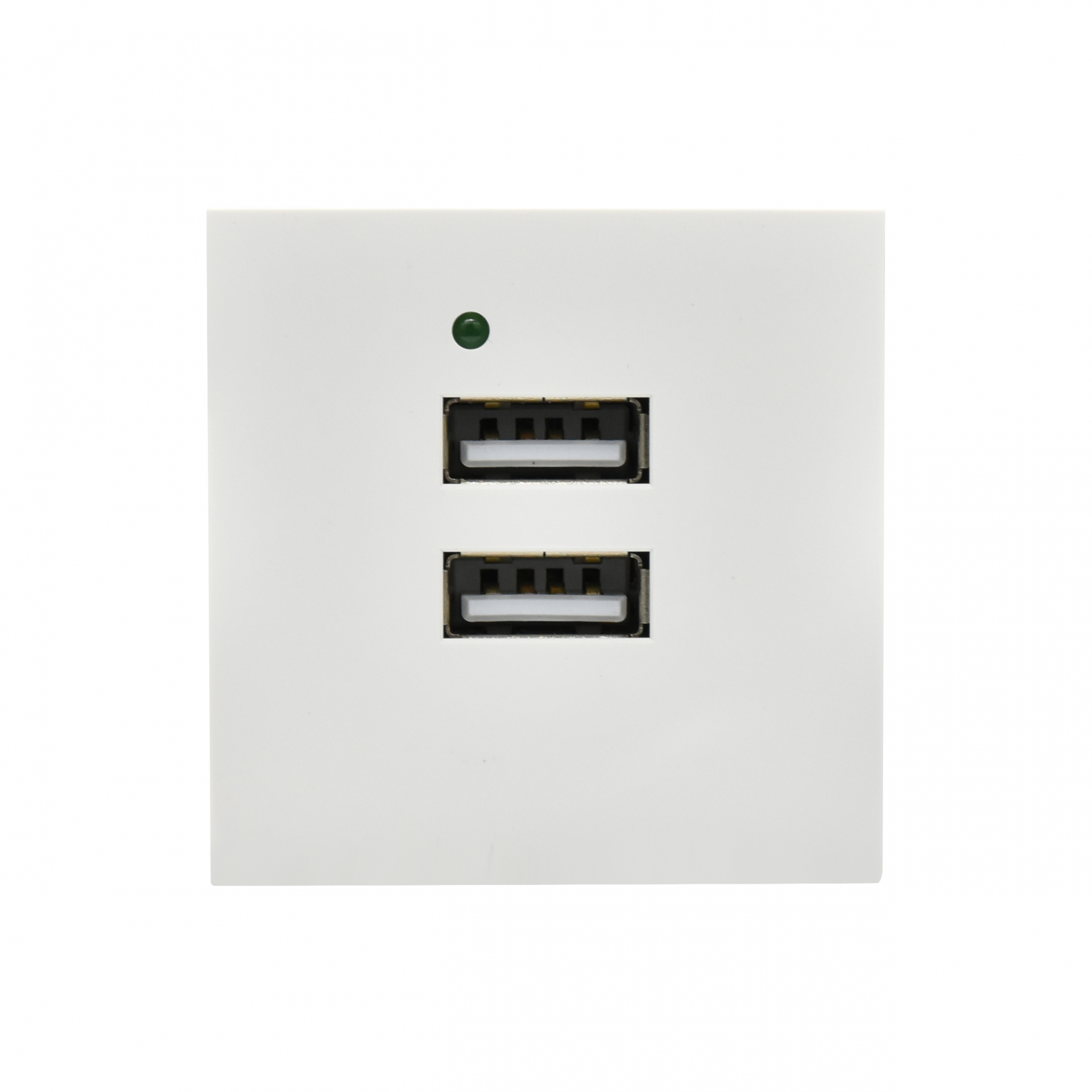 PRIMER РКЮ-23-40-П Розетка USB A+A 5В 4,2А (2 модуля) белая IEK