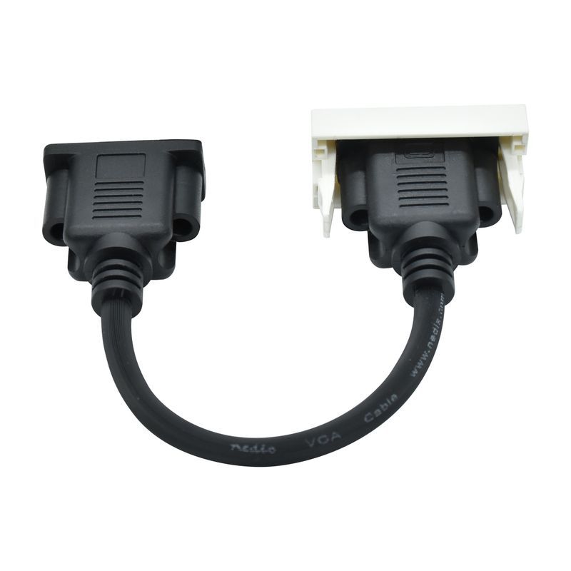 PRIMER РКМ-10-20-П Розетка мультимедийная VGA M/M (1 модуль) белая IEK