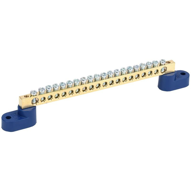 Шина N ноль на двух угловых изоляторах ШНИ-6х9-20-У2-С IEK